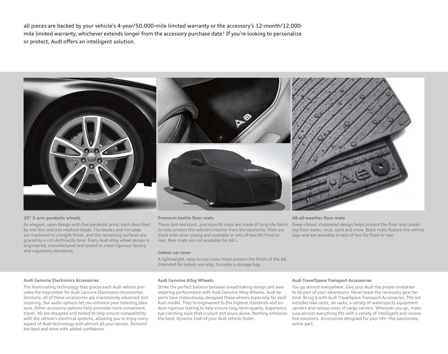 2014 Audi A8 Brochure Page 8